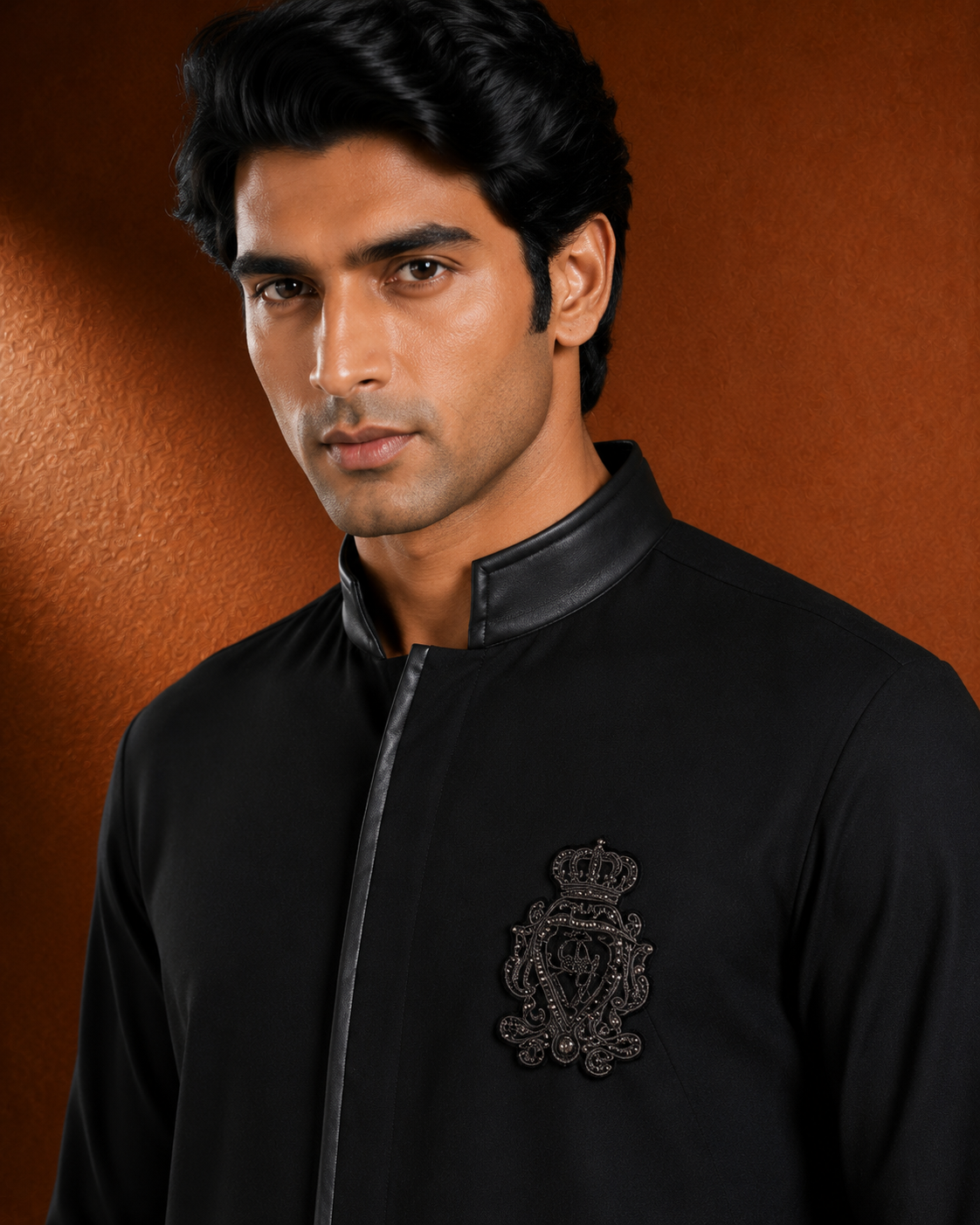 Men's Black Designer Kurta | Premium Ethnic Wear for Festive & Wedding Occasions