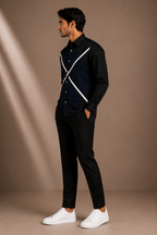 Crossline Color Block Premium Shirt