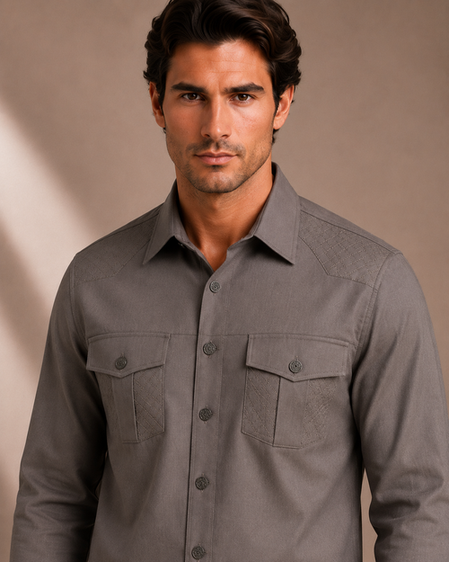 Classic Utility Premium Grey Shirt