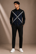 Crossline Color Block Premium Shirt
