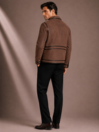 Men's Premium Brown Bomber Jacket