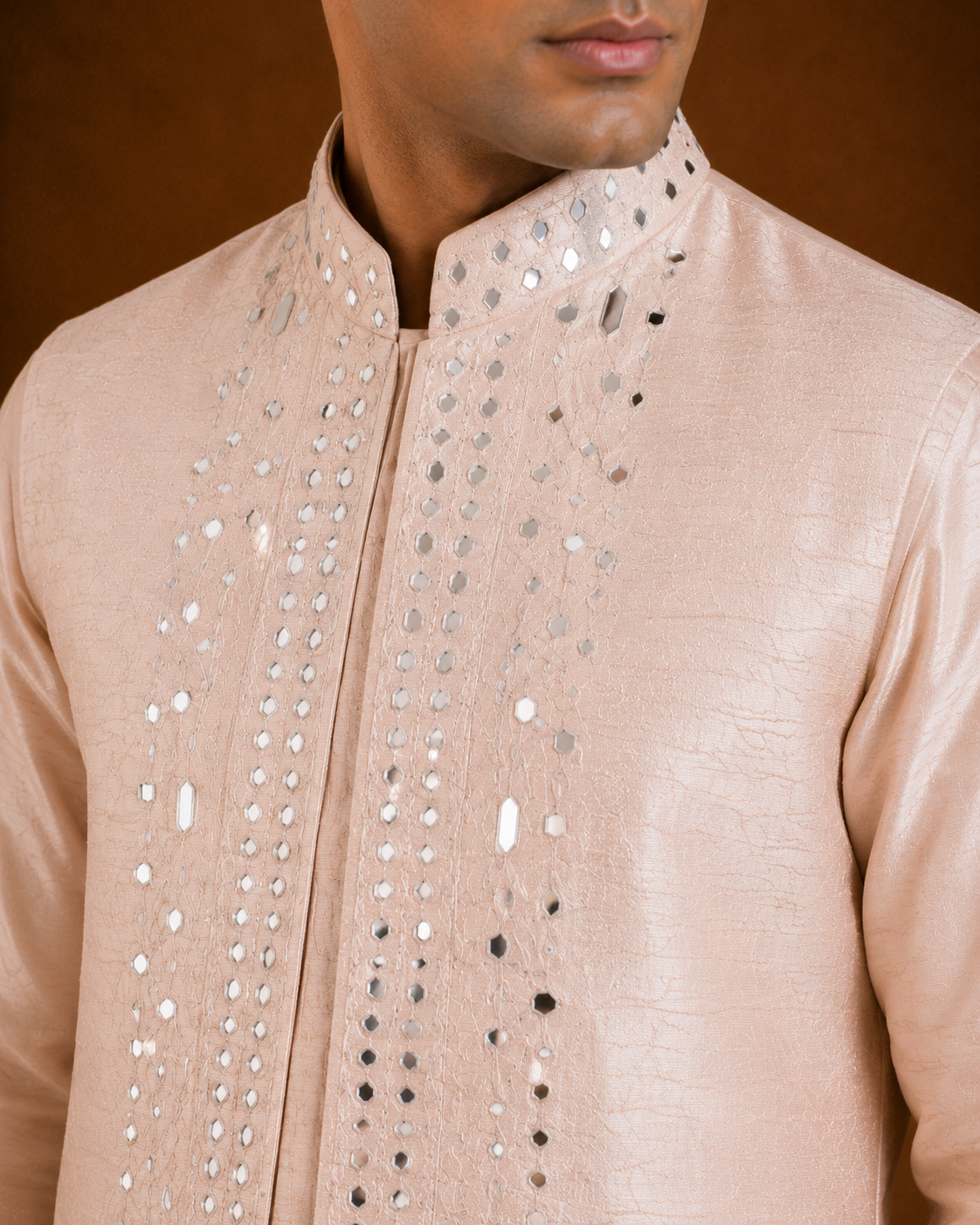 Men's Premium Embroidered Kurta with Jacket – Ethnic Festive Wear
