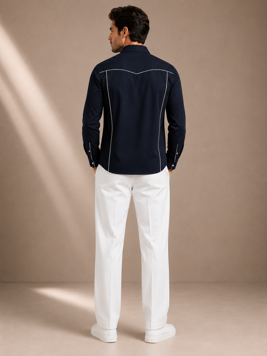 Men's Black Zip Designer Shirt | Premium Casual Wear
